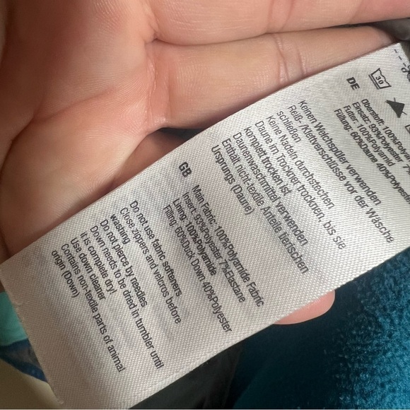 Mammut Flexidown Pertex Microlight Blue Womens Jacket Duck Down Primaloft Medium - Picture 8 of 16